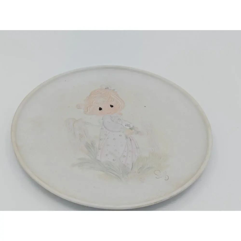 Precious Moments The Voice of Spring 12106 1984 Four Seasons Collector Plate‎